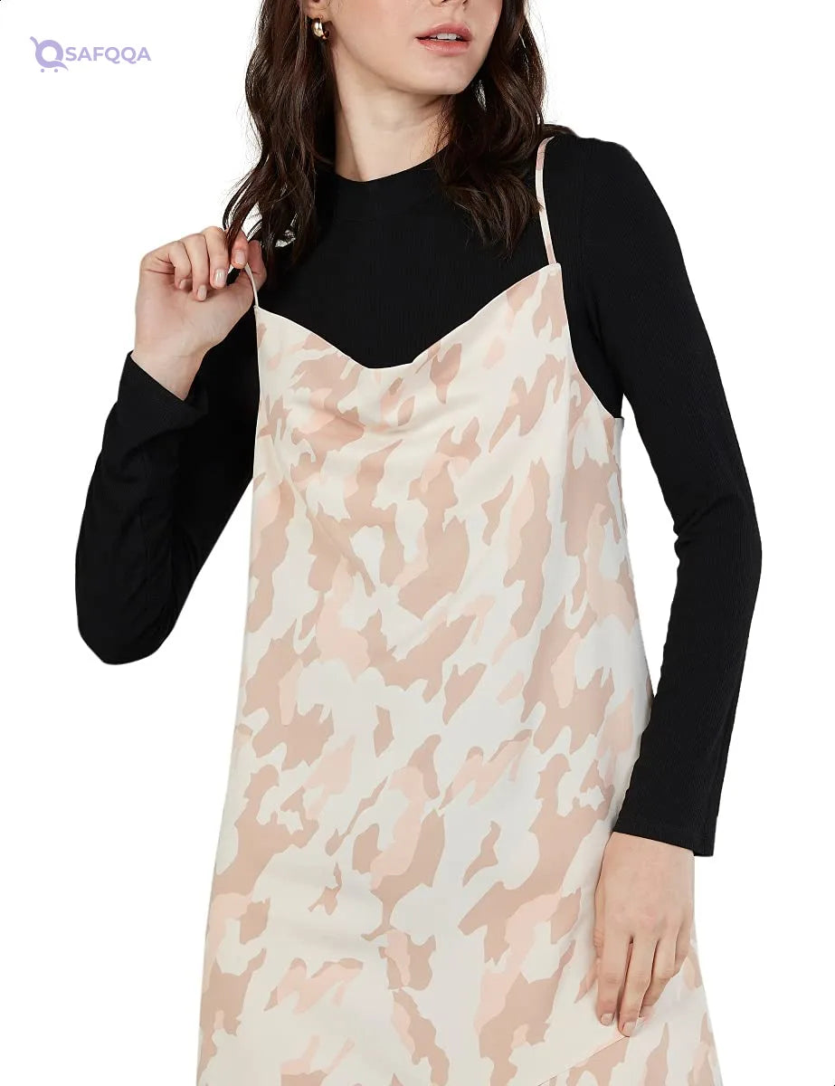 Splash Dress for Women Soft and lightweight fabric - Safqqa