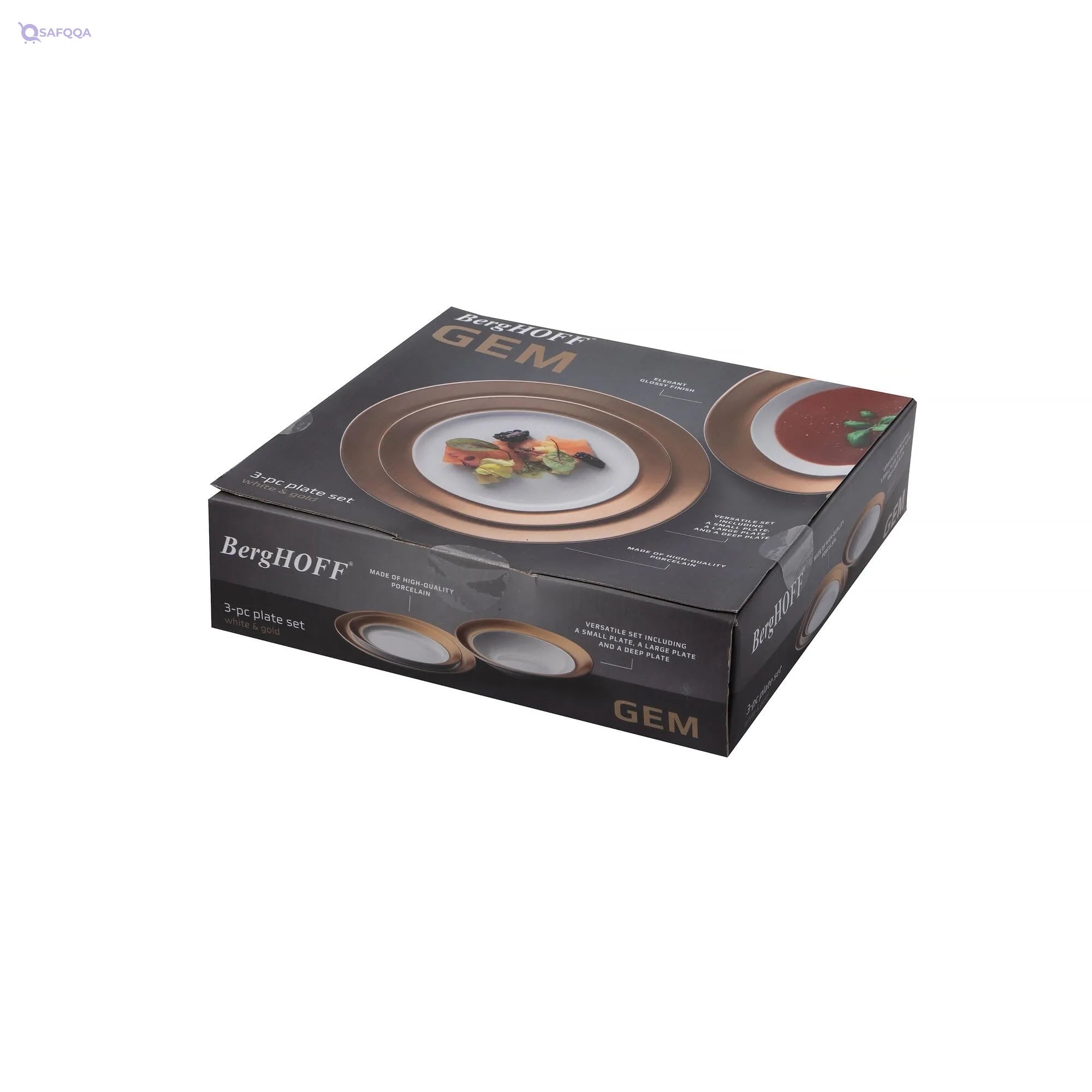 Berghoff 3-Piece Plate Set - Safqqa