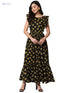 Styleville Elegant Printed Maxi Dress – Flowy & Comfortable - Safqqa