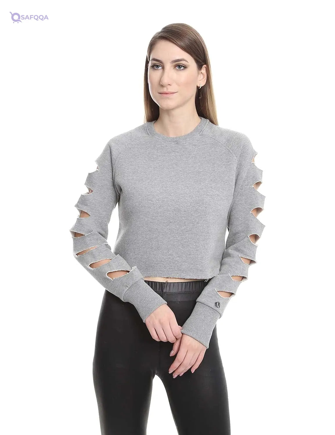 U Athleisure Sweatshirt for Women Soft and warm fabric - Safqqa