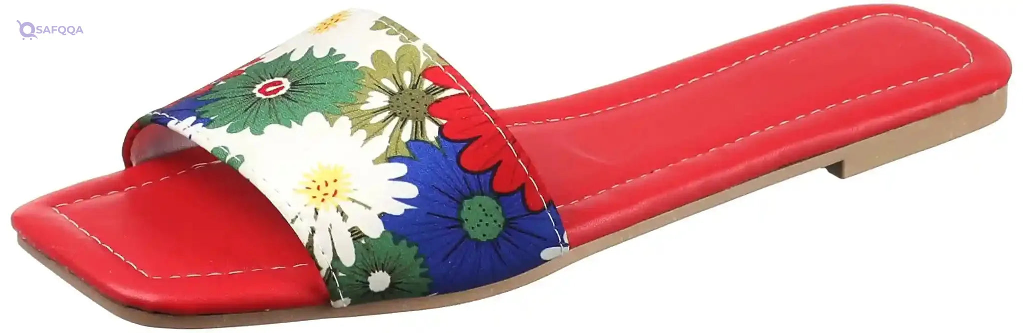 OX womens OX Faux Leather Slides For Women OX1026 Flip-Flop - Safqqa Egypt