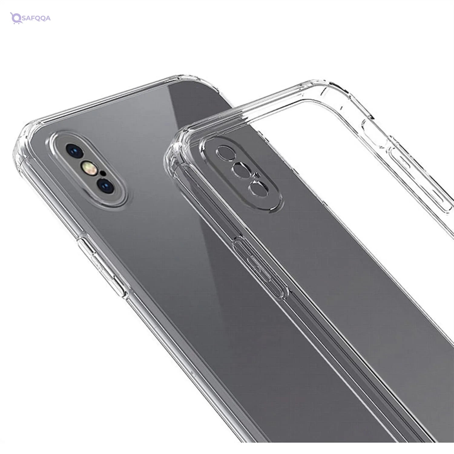 Clear Bumper Case for iPhone XS Max - Safqqa