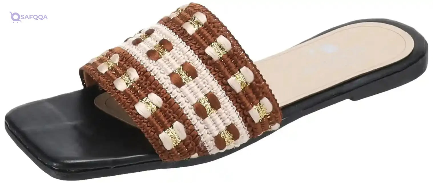 Madyos womens 713-MAD Flat Slipper - Safqqa