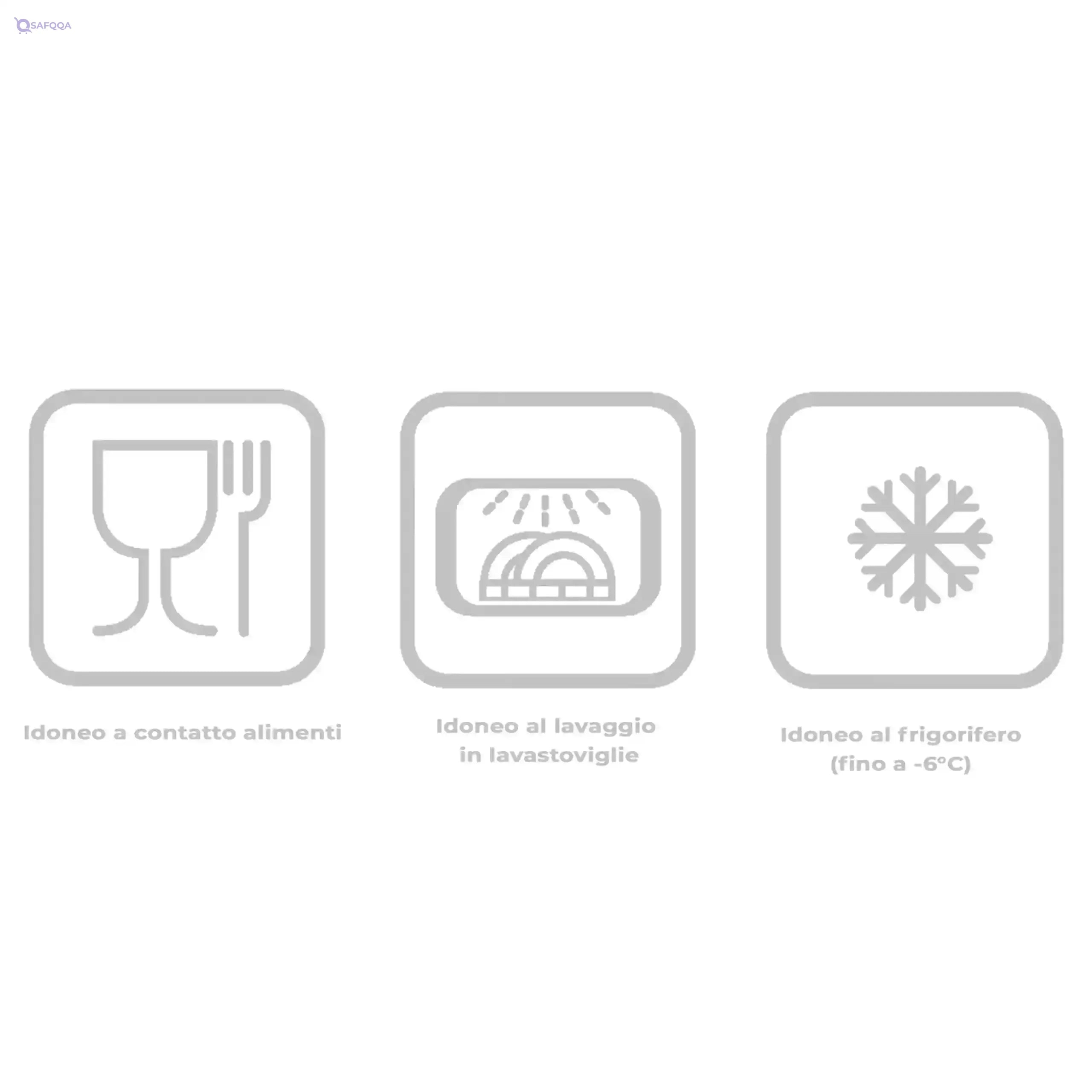 Omada Design Brickstore, Set of 2 Brick Container of Different Dimensions (2x 33.8 oz; 2x 50.7 oz) - Safqqa Egypt