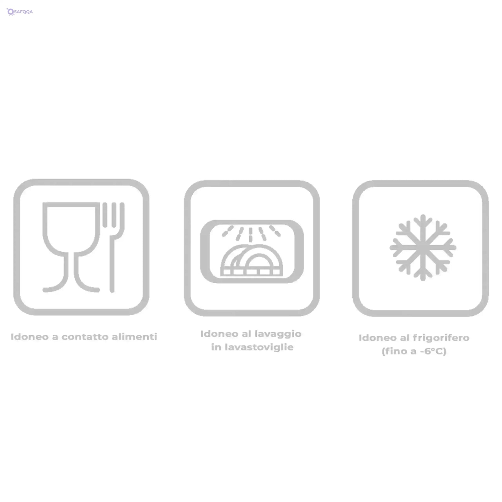 Omada Design Brickstore, Set of 2 Brick Container of Different Dimensions (2x 33.8 oz; 2x 50.7 oz) - Safqqa Egypt