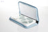 CD DVD Blu Ray Portable Carry Case Wallet 48 CD Disc Organizer, Plastic Protective Carrying Binder Booklet Pockets Album Compact disc holder & Storage for Car Home and Travel Media pouch - Blue - Safqqa Egypt