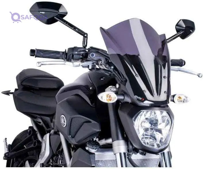 Puig Motorcycles MT-07 2014,-Dark Grey-Medium - Safqqa