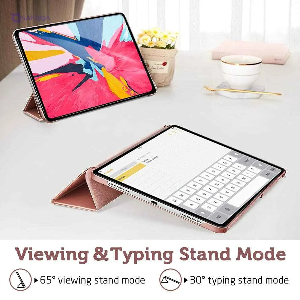 ESR Yippee Premium Trifold Case for iPad Pro 11" (2018) – Slim Rubber Smart Cover - Safqqa