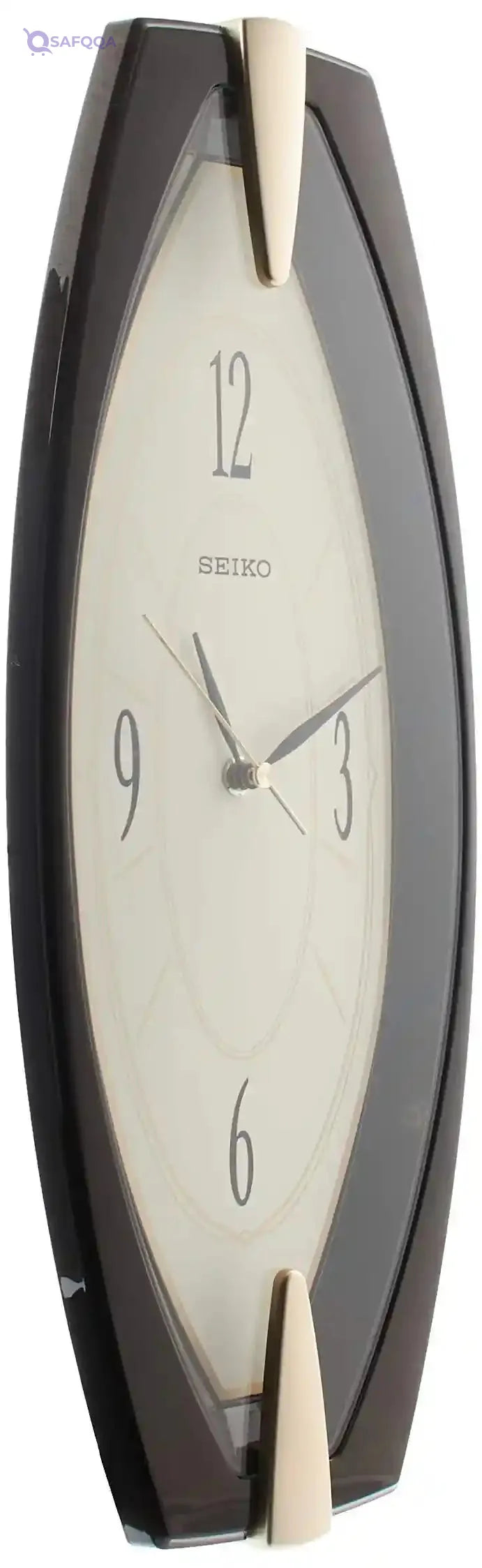 Seiko Quiet Sweep Hand Fancy Clock - Qxa342Br - Safqqa Egypt