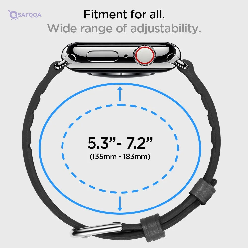 Spigen retro fit band designed for apple watch band series 8/7 (41mm), series se2/6/se/5/4 (40mm) and series 3/2/1 - Safqqa