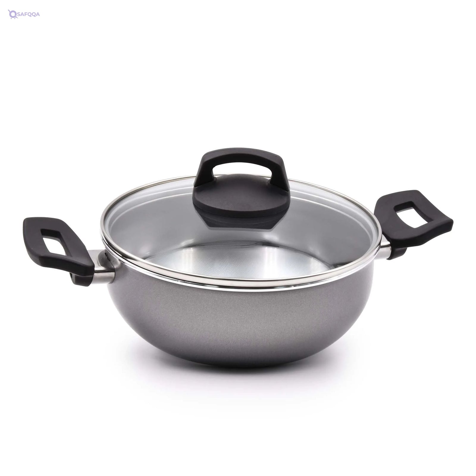 Celar Cooking Casserole  Non-stick Aluminum , 16 cm ,Grey - Safqqa