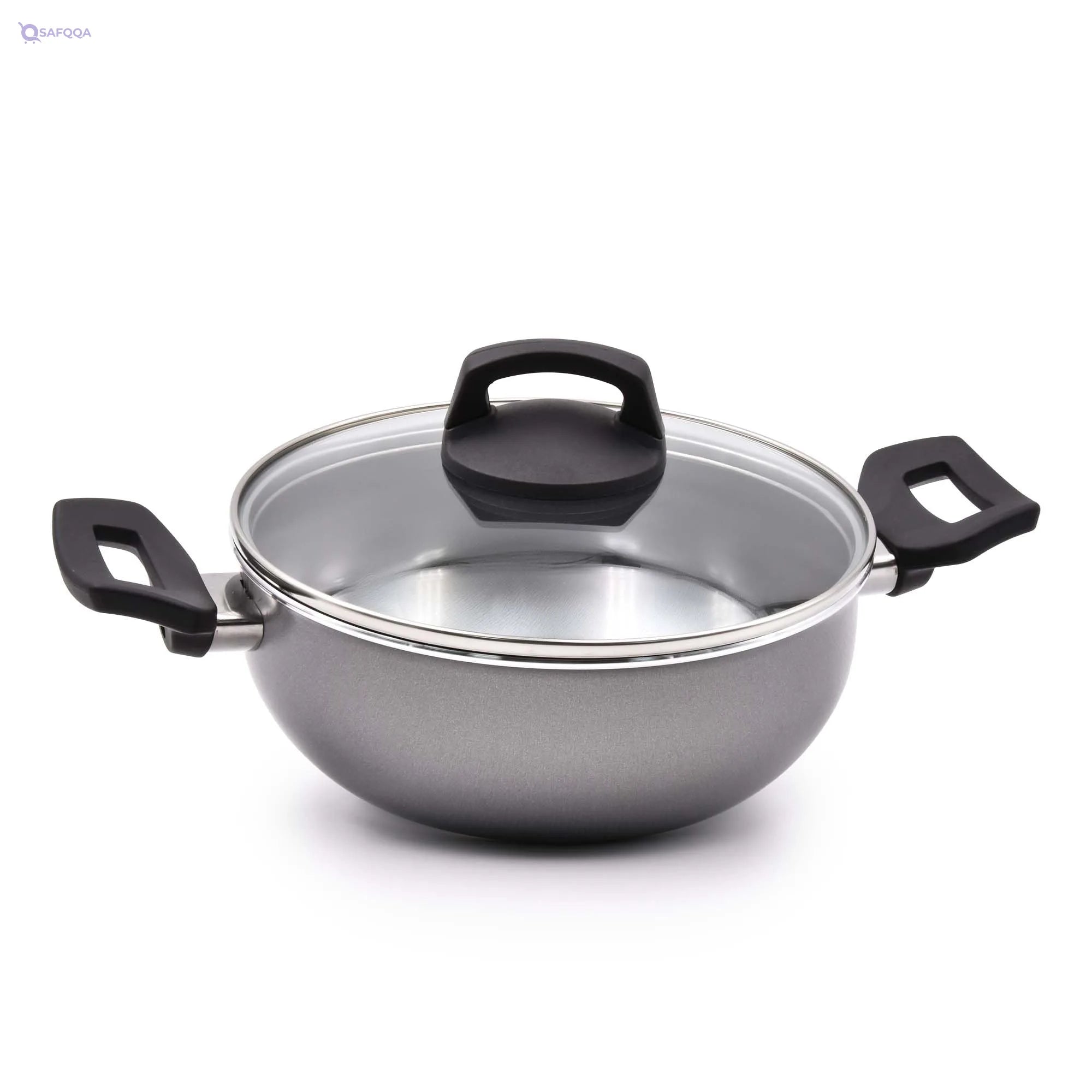 Celar Aluminium Pot Non-stick , 20 cm , ‎Multi Color - Safqqa