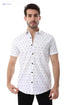 White Rabbit Men Self Pattern Buttons Down Closure Shirt - Safqqa Egypt