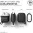 ELAGO AIRPODS WATERPROOF HANG CASE - BLACK - Safqqa