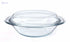 Simax Oval Heat-Resistant Dish with Lid - Safqqa
