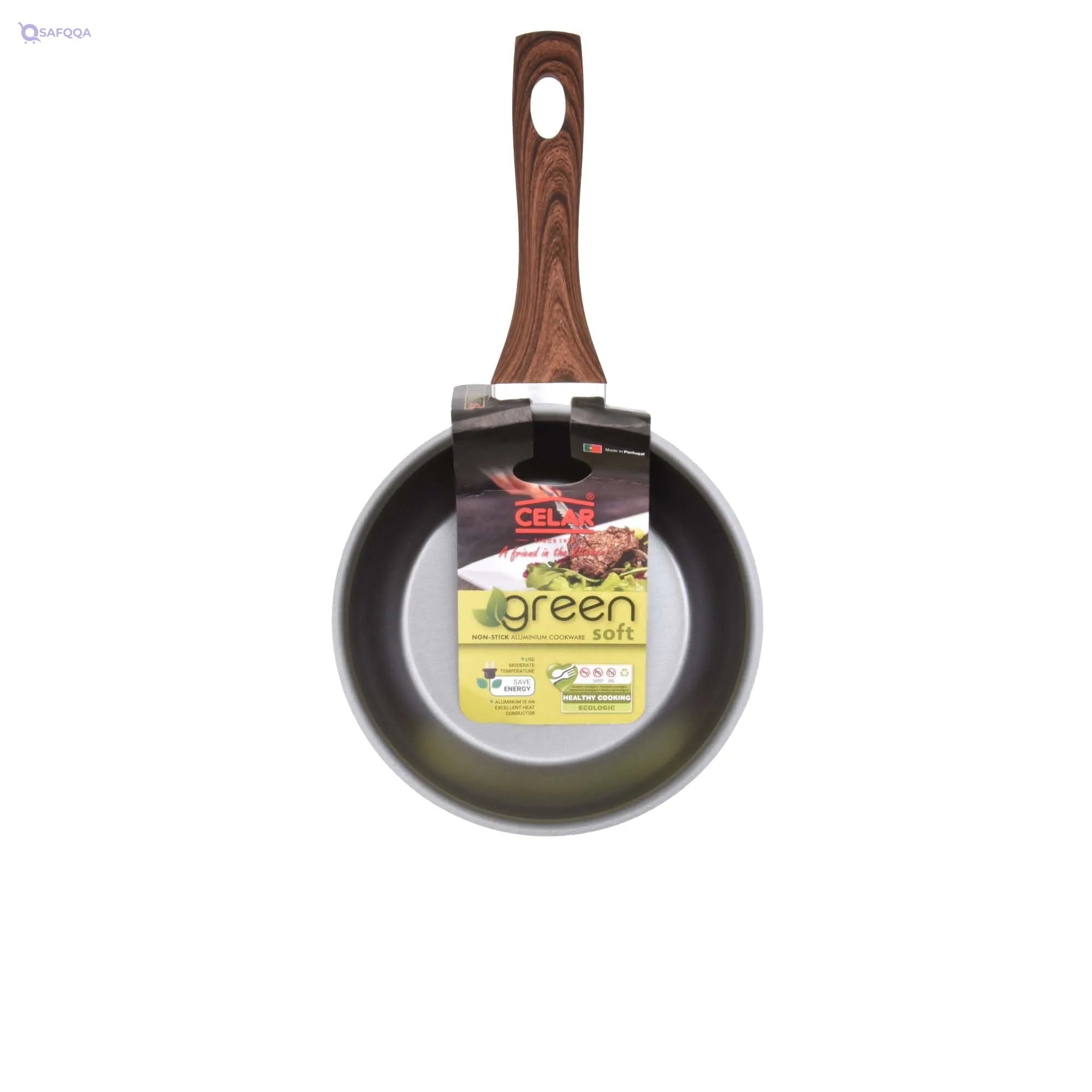 Celar Aluminium Frying pan with Lid Non-stick , 20 cm - Safqqa