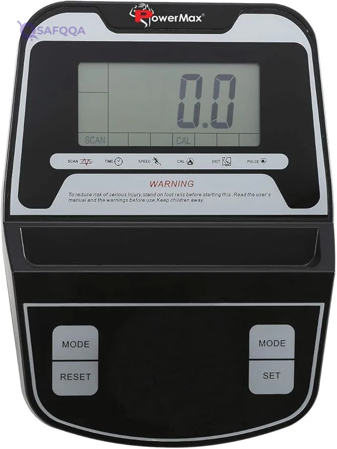 PowerMax Fitness BU-900 Magnetic Upright Bike for Adults, Home Use - Safqqa