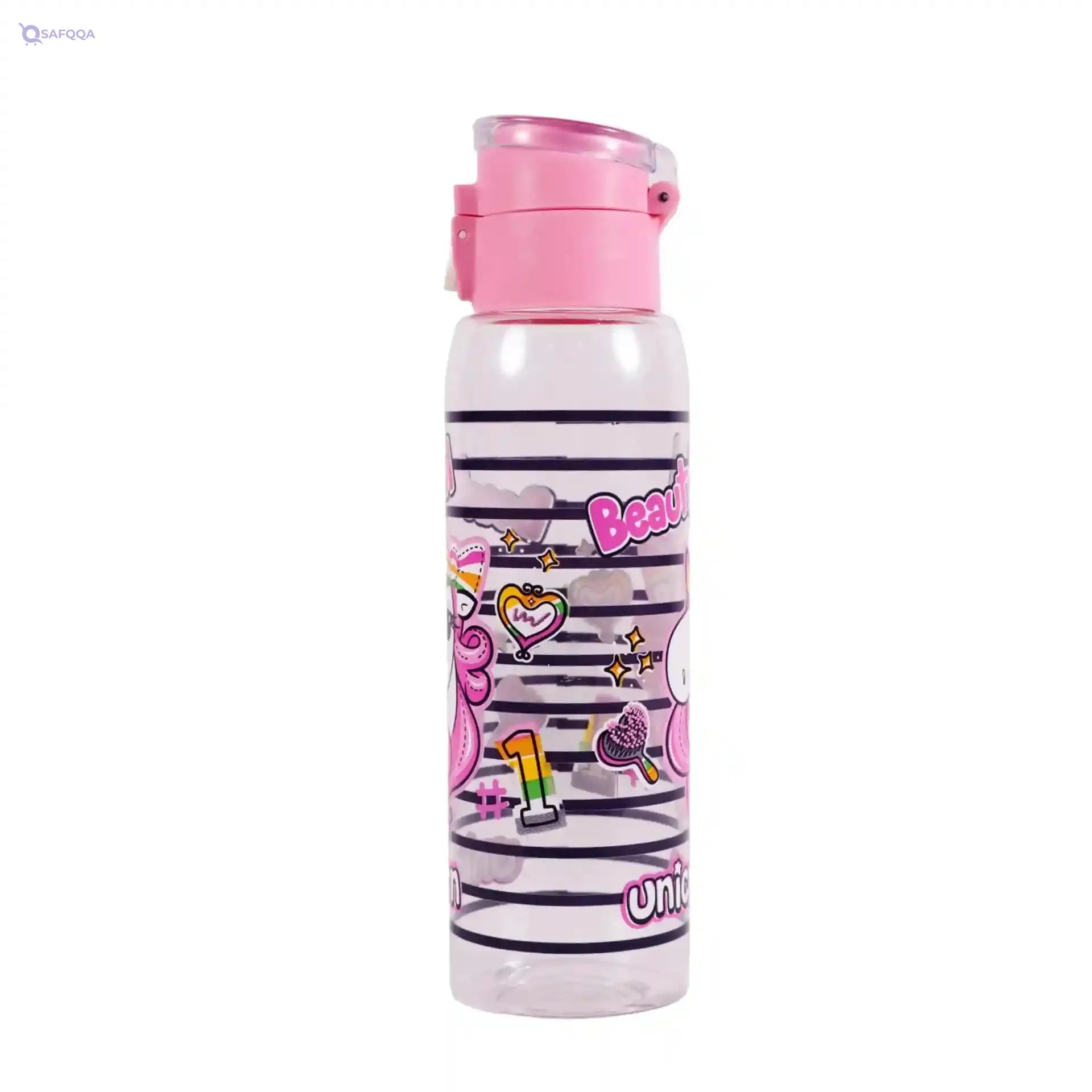Herevin Water Bottle - 500ml capacity, multi-colored, leak-proof, BPA-free, made in Türkiye. - Safqqa
