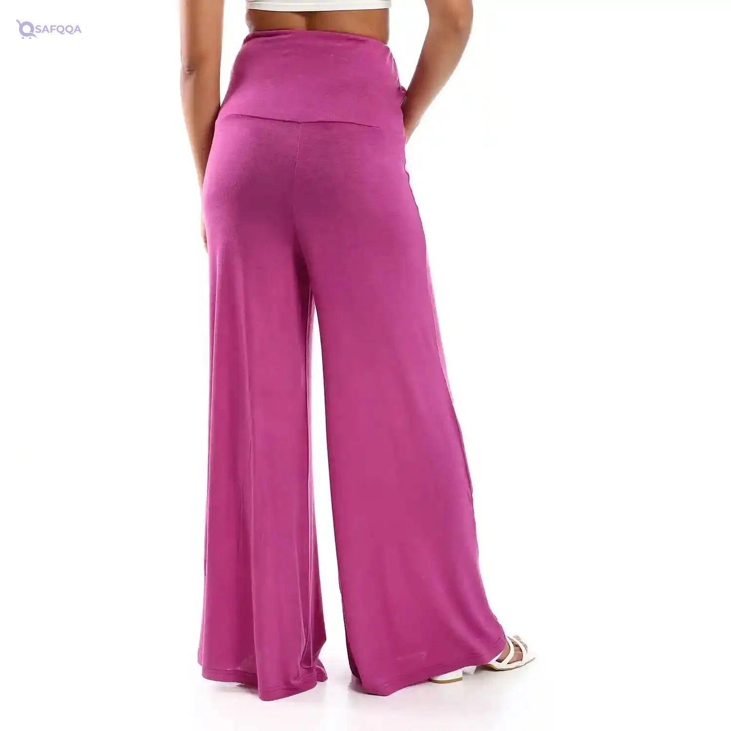 Jamila Women Solid Pattern Flare Fit Pants - Safqqa Egypt