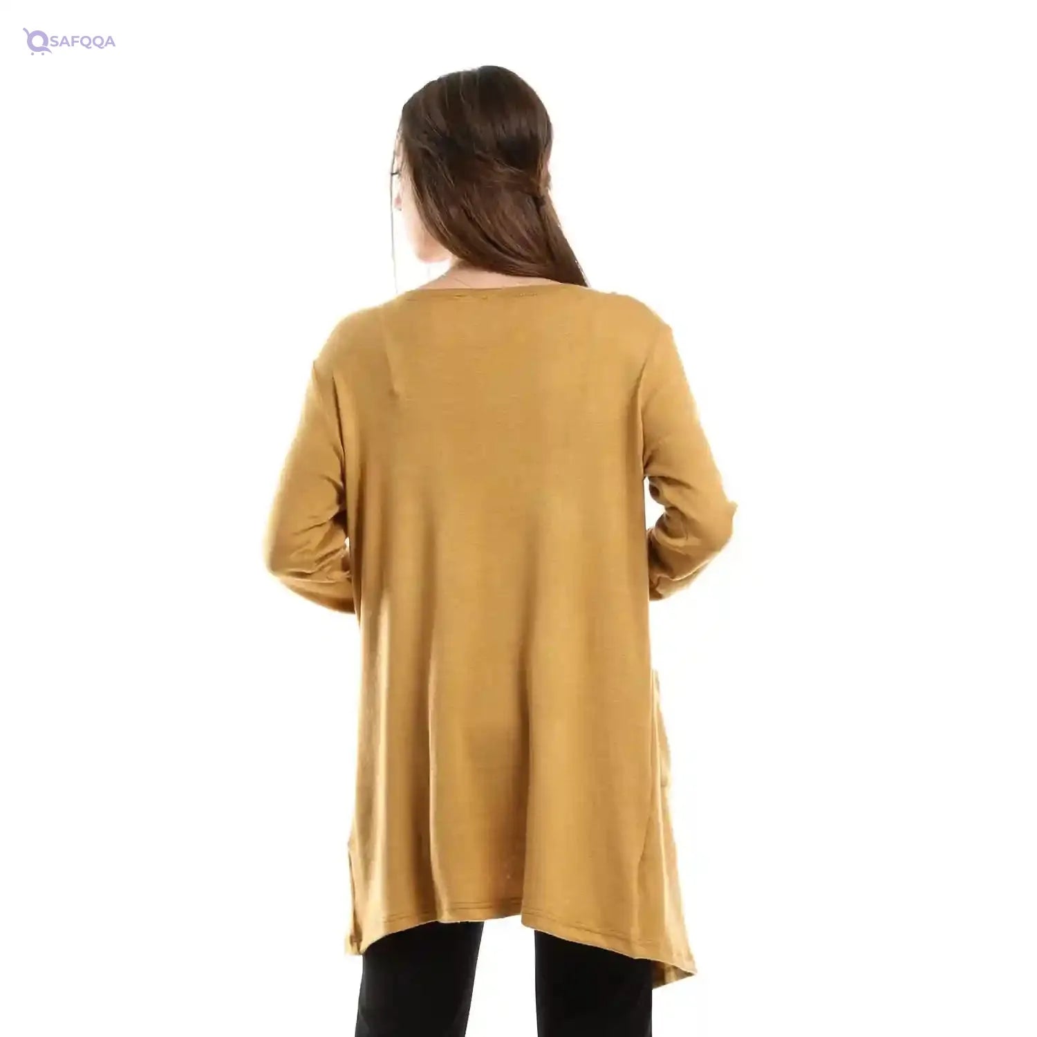 JAMILA Side Pockets Short Cardigan For Women ,Perfect for casual outings, work, or everyday use. - Safqqa