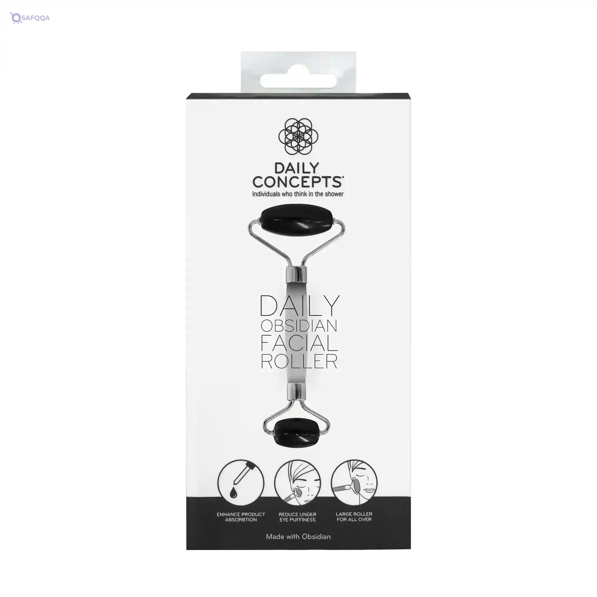 Daily Concepts Obsidian Facial Roller - Safqqa