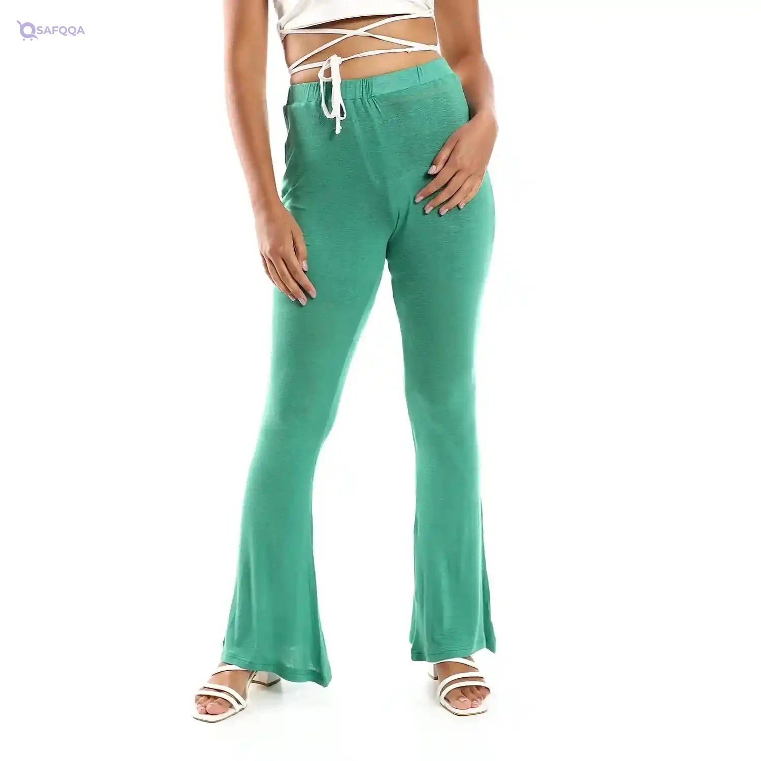 Jamila Women Flare Fit Solid Pants - Safqqa Egypt