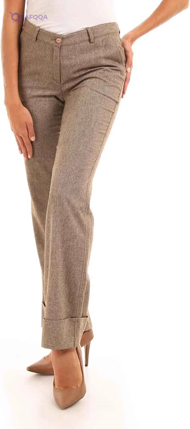 womens Skinny Solid Classic Pants Pants (pack of 1) - Safqqa Egypt