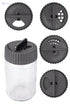 Herevin Glass Spice Set – 6 Jars, 105ml, Gray, Airtight Lids - Safqqa