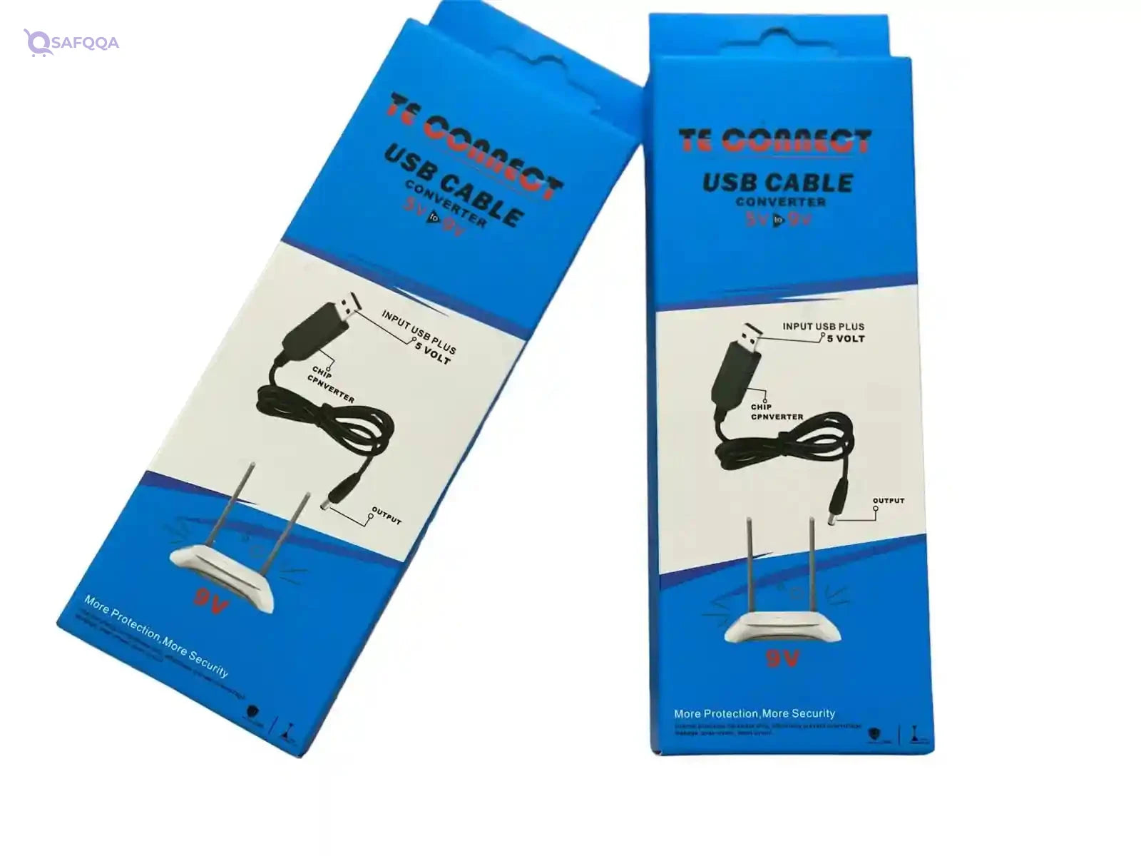 Point USB Type A Male-to-Male 1M Boost Cable 5V to 9V for Phone & Router - Safqqa Egypt