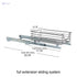 Household Essentials C1217-1 Glidez Sliding Organizer - Pull Out Cabinet Shelf - Chrome - 11.5 Inches Wide - Safqqa