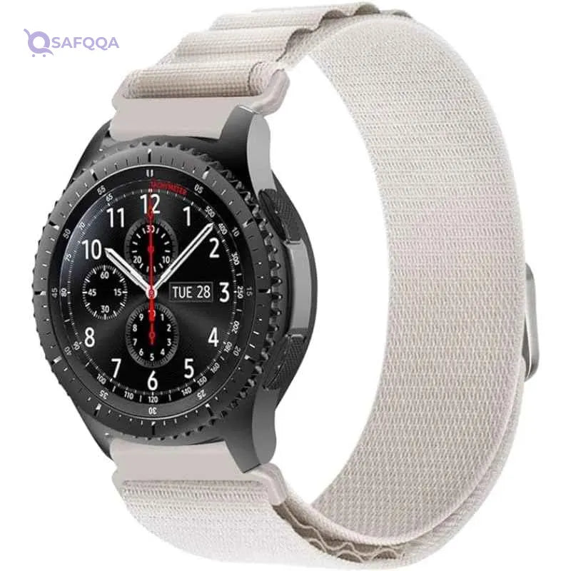 Generic MroTech 22mm Bands Galaxy Watch 46mm Bands,Gear S3 Watch Bands,Textile Nylon Stretch Bracelet Rugged Straps Replacement for Samsung Gear S3 Frontier/S3 Classic,Galaxy Watch 3 45mm Watch Bands - Safqqa