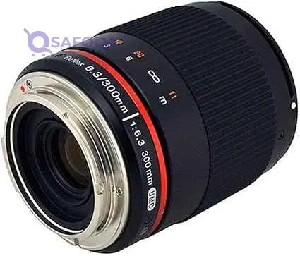 Rokinon 300M-FX-BK 300mm F6.3 Mirror Lens for Fuji X Mirrorless Interchangeable Lens Cameras , Black - Safqqa Egypt