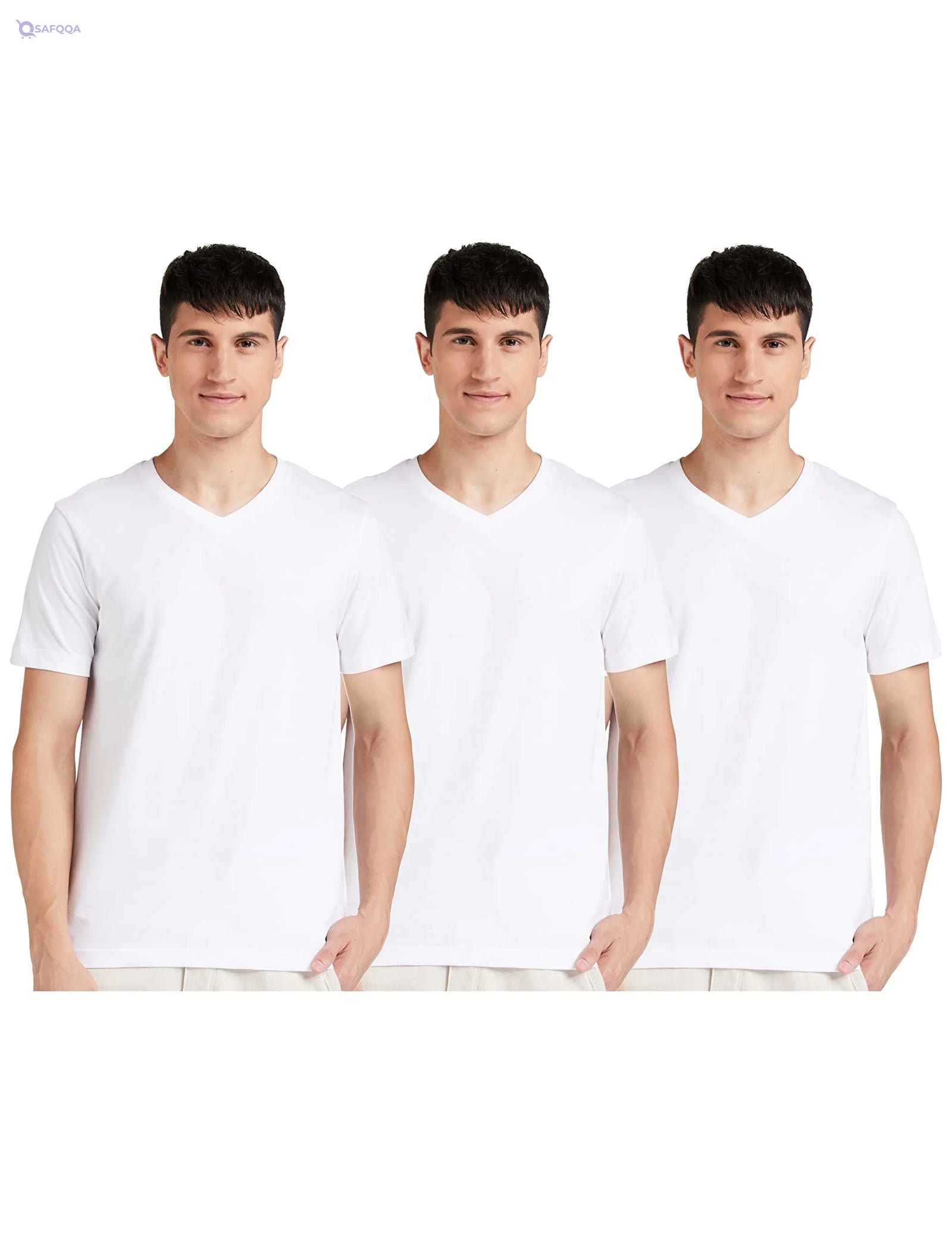 Symbol Men’s Solid Regular Fit T-Shirt – Classic & Comfortable - Safqqa