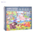 Generic Plastic Puzzle Game  For Children , 56 Pieces ,Made from safe, non-toxic plastic - Safqqa