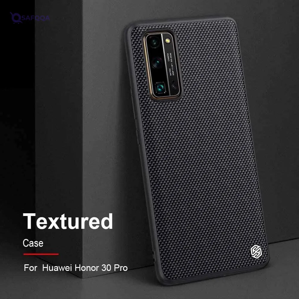 Nillkin textured cover for huawei honor 30 pro/30 pro plus - black-6.57 inches - Safqqa Egypt