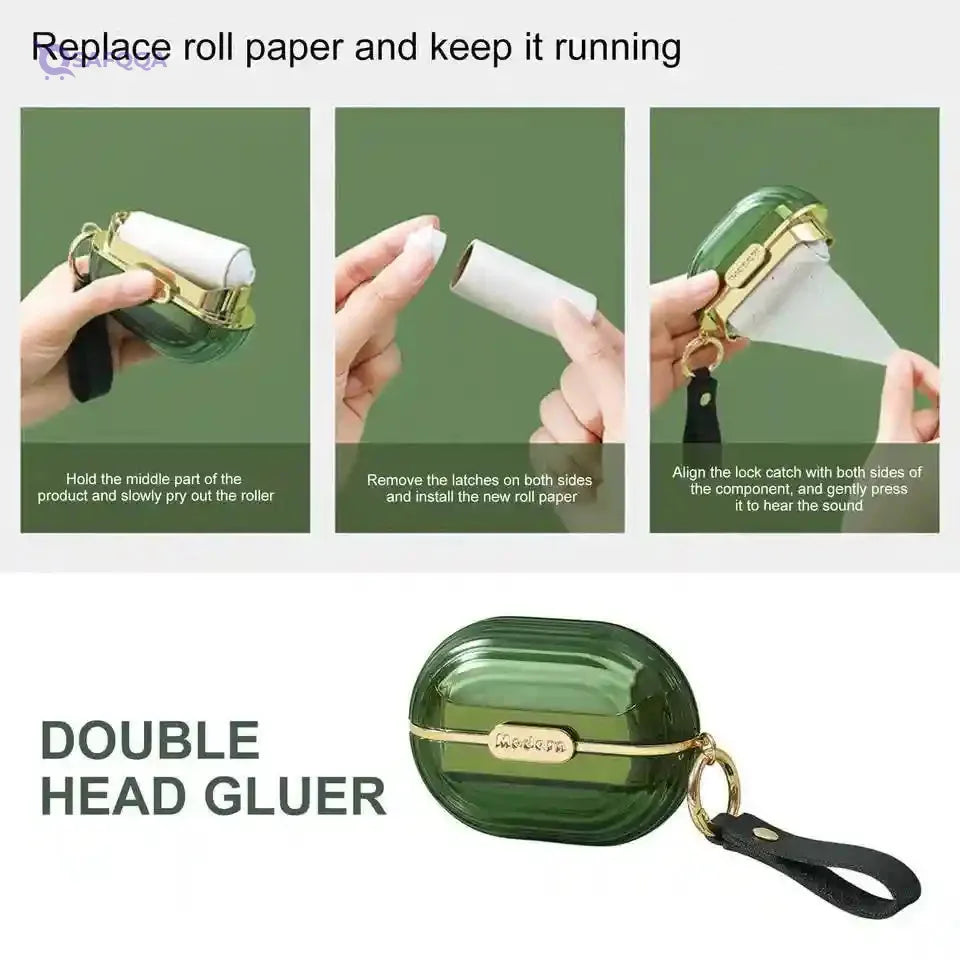 Acrylic Lint Roller – Multi-Color, Compact and Reusable Cleaning Tool for Home, Office & Car - Safqqa