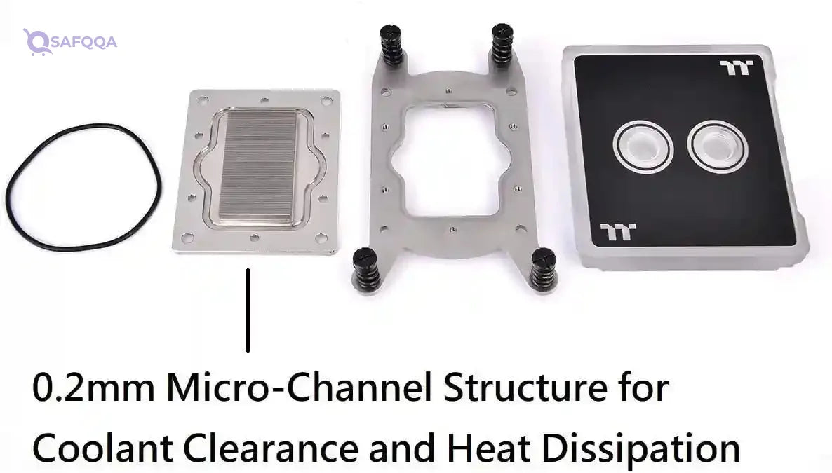 Thermaltake Pacific W6 RGB CPU Water Block – 16.8M Colors, Alexa & Razer Chroma Sync, Full TR4 Coverage - Safqqa Egypt