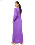 JAMILA Women Long Full Sleeves With Round Neck Dress For Women,Classic round neck design for a timeless look. - Safqqa