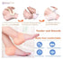 Silicone Gel Heel Protectors – Plantar Fasciitis & Heel Spur Relief – Breathable Heel Cushions for Foot Pain - Safqqa