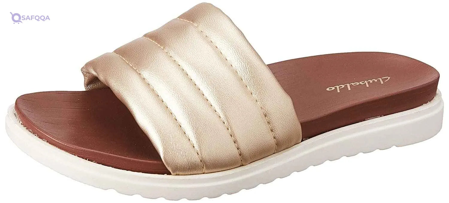 Club Aldo Quilted Round Toe Slides for Women - Safqqa Egypt