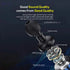 pTron (High Bass Earphones) in Ear Wired Earphones with Mic, 10mm Powerful Driver for Stereo Audio, Noise Cancelling Headset with 1.2m Tangle-Free Cable & 3.5mm Aux - (Blue) - Safqqa