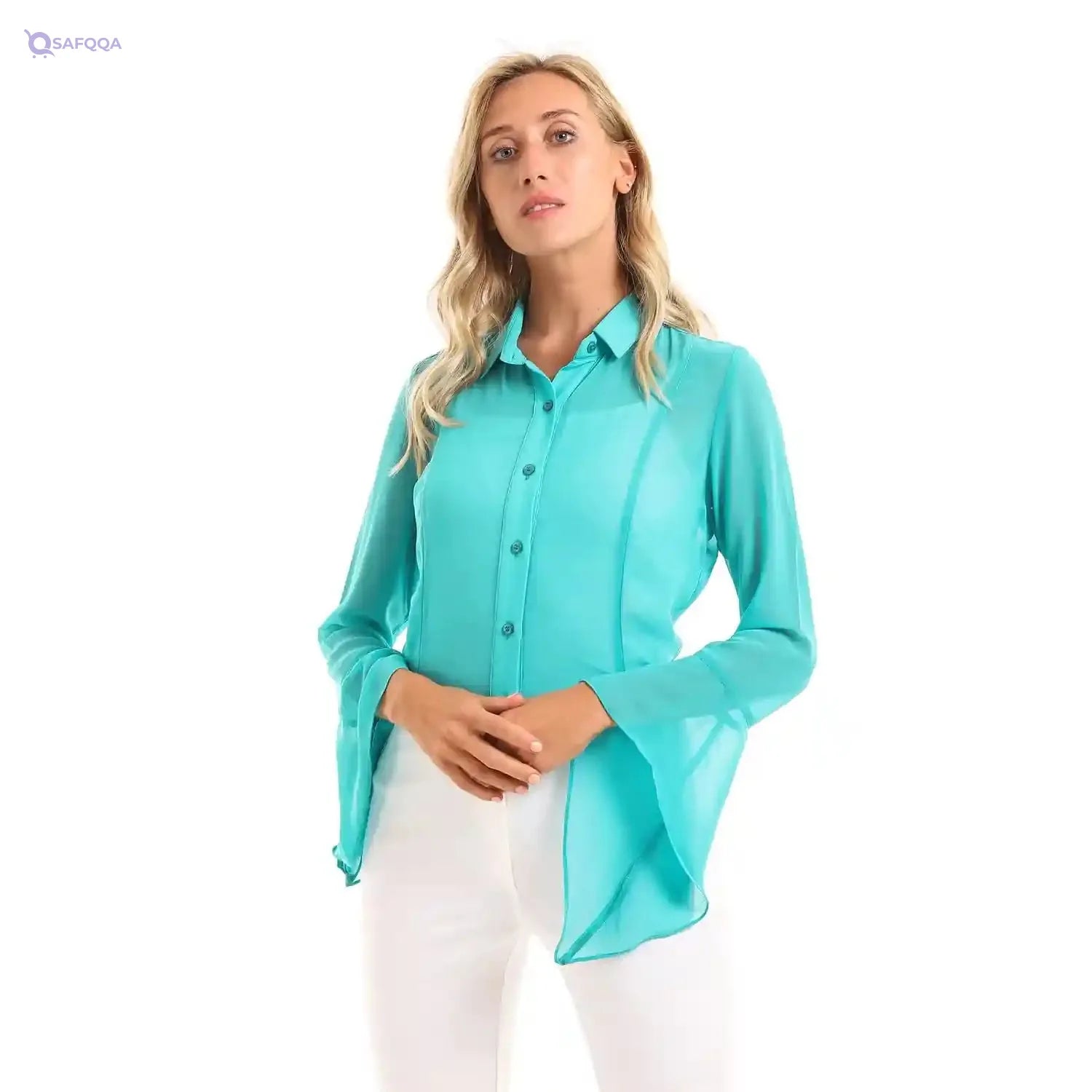 Esla Long-sleeved Shirt for Women - Safqqa Egypt