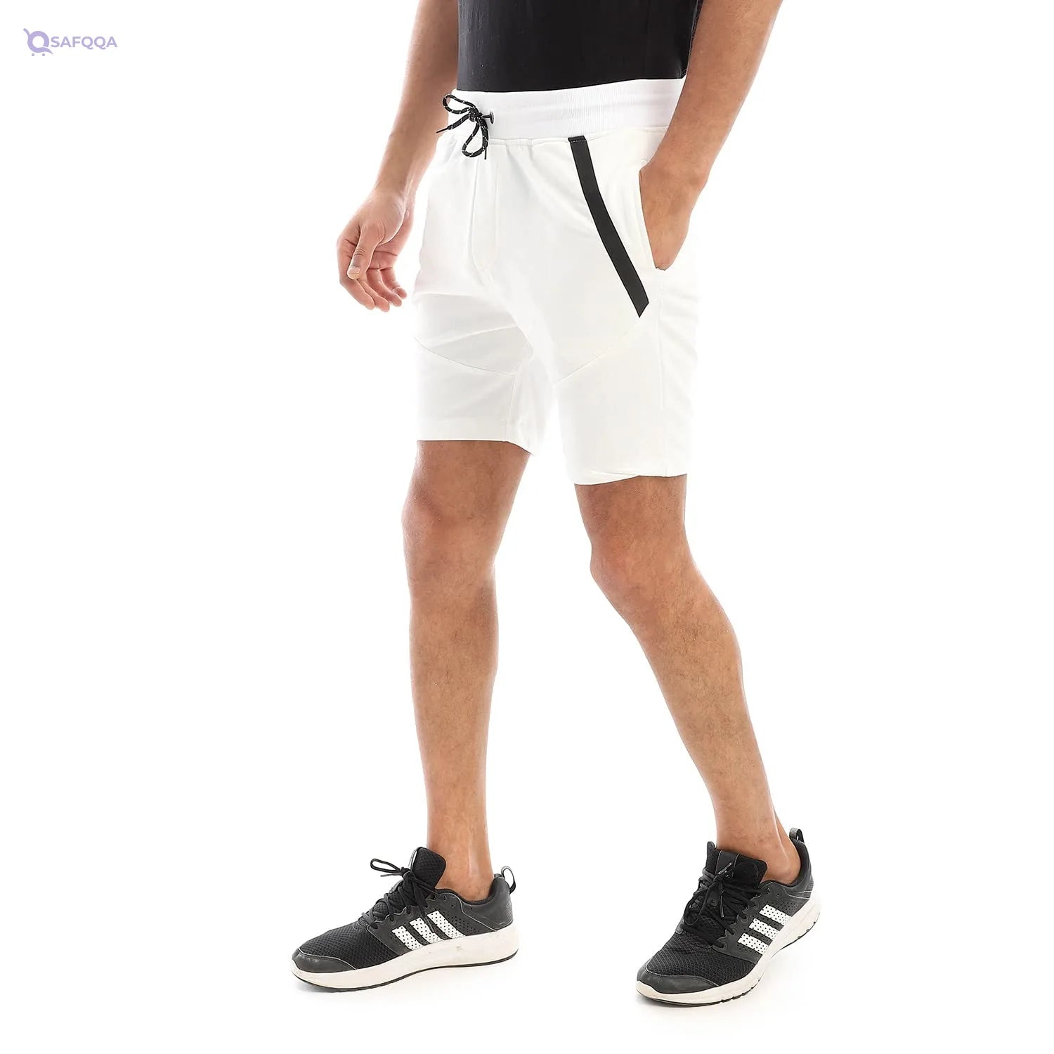 White Rabbit Shorts For Mens Soft and breathable fabric for all-day comfort - Safqqa