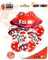 Generic Balloons Shape of A Kiss To Party, 9 Pieces,Perfect for birthdays, anniversaries, Valentine’s Day, and themed parties - Safqqa