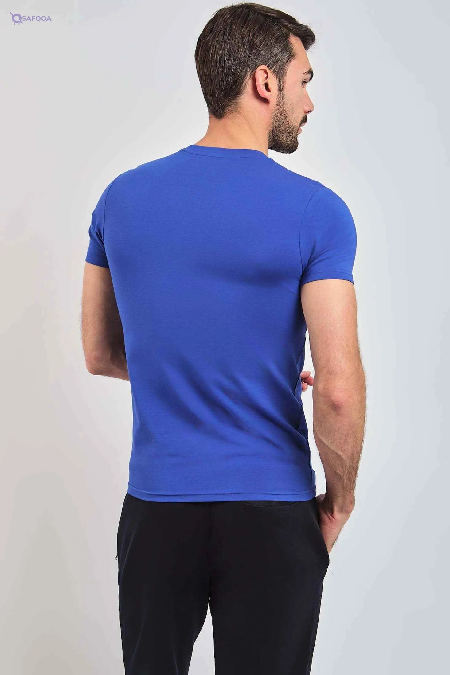 DALYDRESS Men Modern Fit Crew Neck Cotton T-Shirt DRMxx002553 Modern - Safqqa Egypt