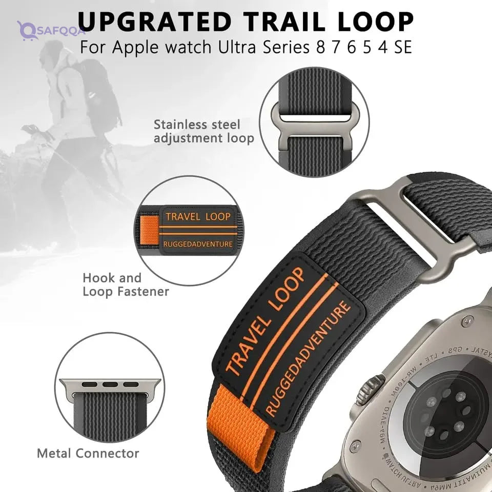Printme Designer Sports Trail Loop Band – Compatible with Apple Watch - Safqqa