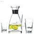 EVA SOLO 1L Glass Carafe Set with 4 Tumblers – Elegant & Modern - Safqqa