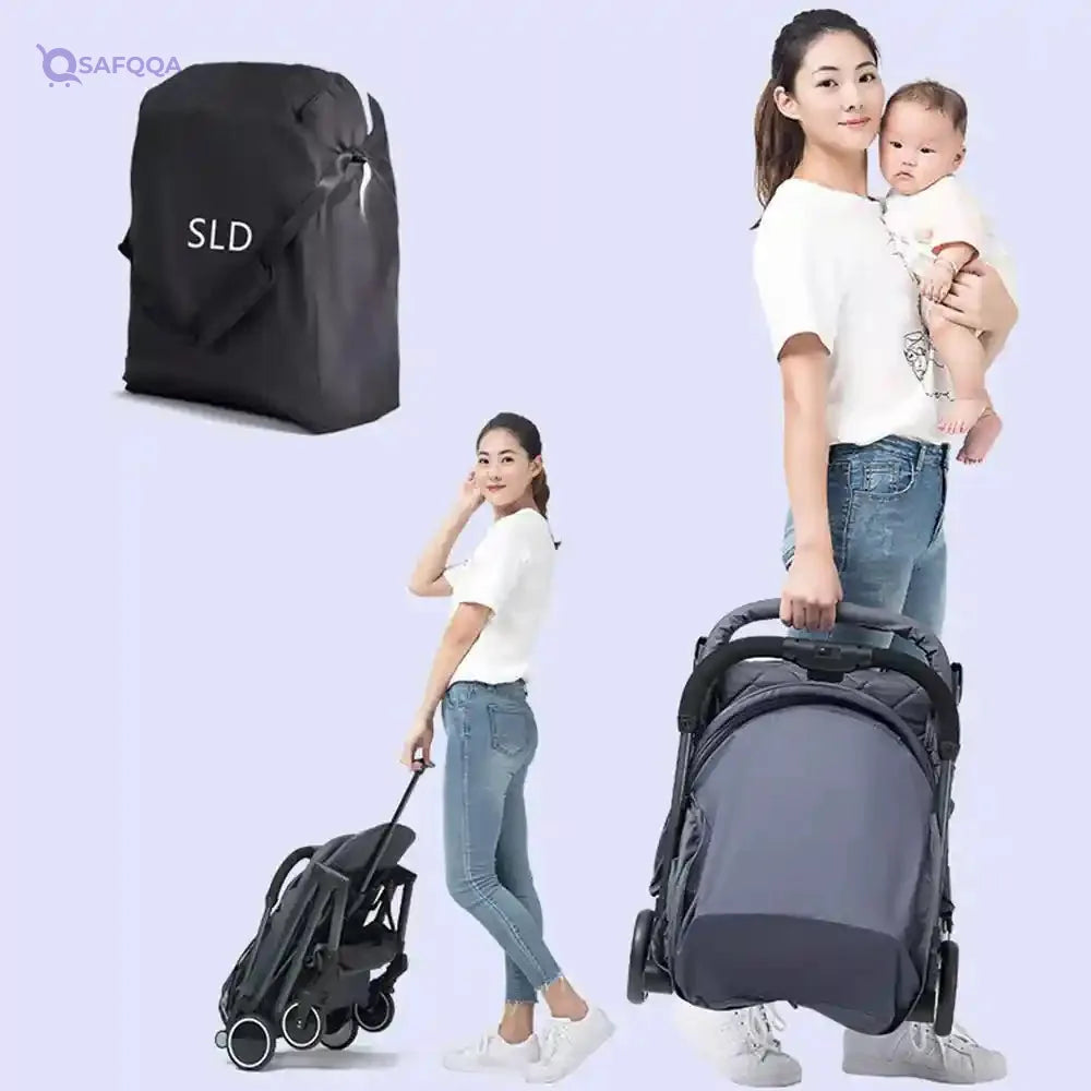 TEKNUM Travel Lite Stroller – Sunveno Baby Stroller Organizer – Yellow Wave - Safqqa