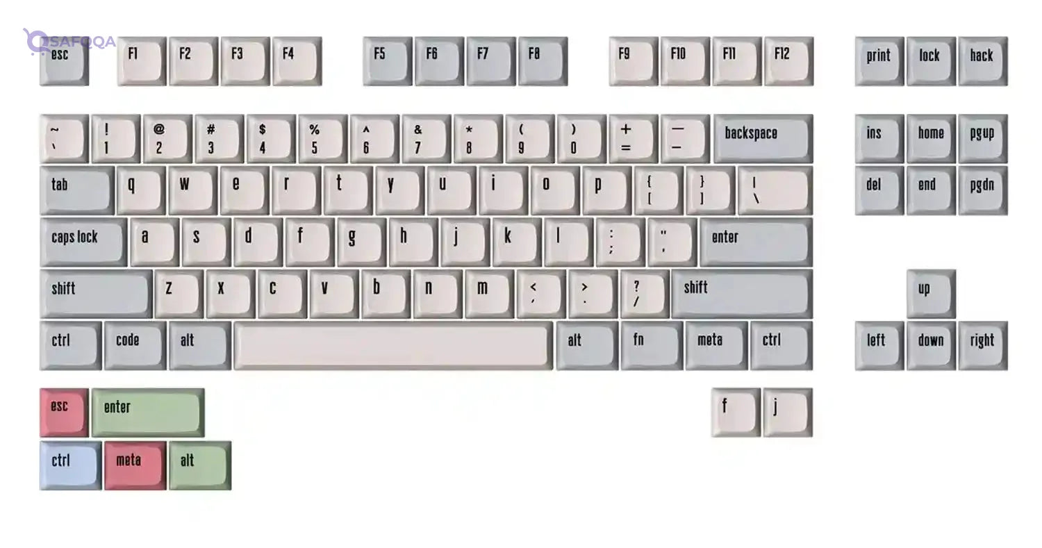 DROP + MiTo XDA Canvas Keycap Set for Tenkeyless Keyboards - Compatible with Cherry MX Switches and Clones (TKL 94-Key Kit) - Safqqa Egypt
