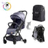 TEKNUM Travel Lite Stroller – Sunveno Baby Stroller Organizer – Yellow Wave - Safqqa